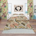 thumbnail image 2 of Designart 'Vintage Indian Floral Pattern' Tropical Bedding Set - Duvet Cover & Shams, 2 of 4