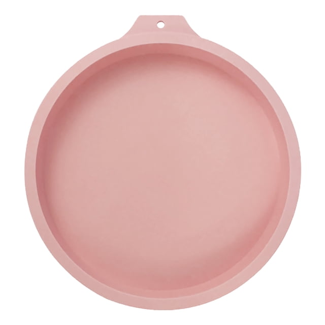 Silicone Kitchen Utensils Set Baking Sheet 6â8'' Rainbow Cake Bread Mould Bakeware Pans Mold Baking Easy To Clean. Pink