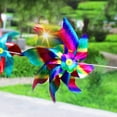 thumbnail image 3 of Roue Anti-Oiseaux la Brise Tourne Forte Réflexion Allongée Colorée Anti-Oiseaux Windmill pour l'Extérieur, 3 of 8