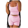 thumbnail image 1 of Women 2 Piece Workout Set Polyester for Yoga and Fitness, 1 of 4
