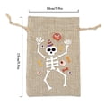 thumbnail image 3 of WHEANG 6pcs Halloween Candy Bags Rustic Burlap Candy Bags Reusable Jute Candy Bags With Perfect For Halloween Trick Or Treating Kids' Halloween Candy Bags, 3 of 9
