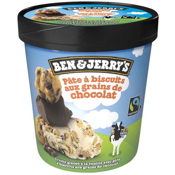 Ben & Jerry's Chocolate Chip Cookie Dough Ice Cream, 473 mL