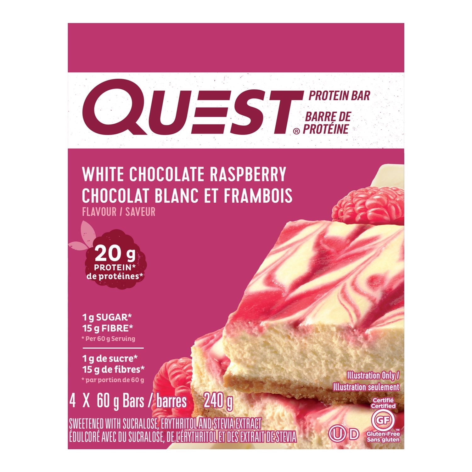 Quest White Chocolate Raspberry