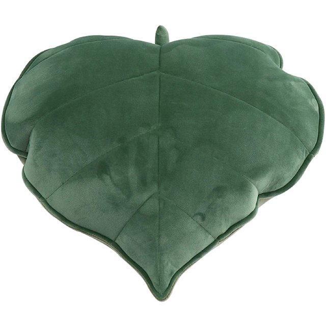 3D Leaves Household Sofa Pillow Decoration-Green