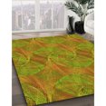 thumbnail image 3 of Ahgly Company Tapis d'Intérieur Lavable en Machine Carré Vert, 3 Pieds Carré, 3 of 7