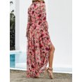 thumbnail image 3 of Robe Maxi à Volants à Étages Lotus Sauvage pour Femme, 3 of 11