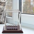 thumbnail image 4 of Educational Scientific Tool Newtons  Balance Balls, Nice Ornament  Ball Toy, Square For Office Home, 4 of 8