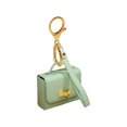 thumbnail image 2 of Stylish Leather Key Chain Pouch Handle Strap Coin Purse Bag Pendant Earphone Case Red Envelope, 2 of 5