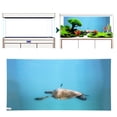 thumbnail image 4 of 3D Aquarium Background Poster, Fish  Backdrop Decorative Pictures, PVC Adhesive Underwater Coral Static Decoration Paper Cling Decals Sticker, 4 of 8