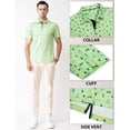thumbnail image 4 of Polos de Golf pour Hommes à Manches Courtes, Évacuation de l'Humidité, Coupe Sèche, Motifs Imprimés, Polo de Performance à Col, Polos de Golf pour Hommes, 4 of 6