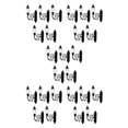 thumbnail image 1 of Redempat 5x Antique Miniature Wall Lamp for Accessories DIY Style A 5Set, 1 of 6