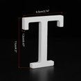 thumbnail image 2 of Unique Bargains Unfinished Wooden Letters T 4.3 Inch Wooden Alphabet Letters Decoration for DIY, 2 of 5