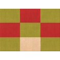 thumbnail image 1 of Ahgly Company Tapis d'Intérieur Rectangulaire Transitionnel Lavable à la Machine, Rouge Lave, 2 Pieds x 5 Pieds, 1 of 7