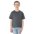 thumbnail image 1 of Jerzees Youth DRI-POWER Active Short Sleeve Crew T-Shirt, XS, Charcoal, 1 of 1
