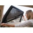 thumbnail image 3 of Car Window Shade,Stretchable Car Sun Shade Blocks UV Rays and Sun Protection for Kids,Breathable Mesh Car Window Screen for Camping,Universal Car Shades Window Baby for Most Car, 3 of 4