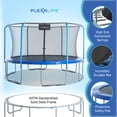 thumbnail image 5 of Plexalife Ensemble de Trampoline Rond de 11 Pi avec Système de Sécurité à Cadre Flexible à Anneau Supérieur de Qualité Supérieure, 5 of 5