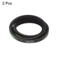 thumbnail image 3 of Unique Bargains 915mm Inner Girth 10mm Width Cogged V Belts Rubber Drive Belt for Power Transmission 2 Pack, 3 of 6