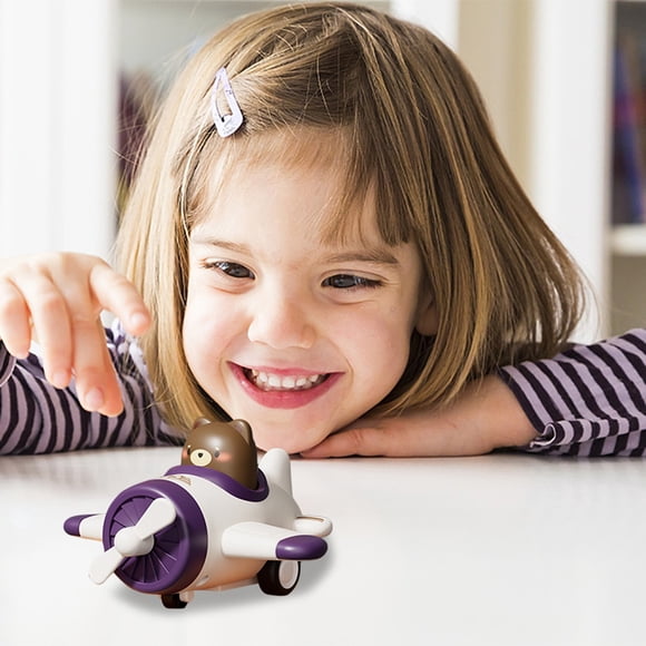 Jouet Fantaisie pour Jeu Intérieur Extérieur Planeur à Rétrofriction avec Construction Durable et Conception Sécuritaire pour Enfants