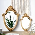 thumbnail image 4 of Exquisite Makeup Mirror Hanging Mirror Vintage Bathroom Mirror Gifts for Woman Lady (Size L), 4 of 8