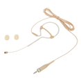 thumbnail image 2 of Micro-casque Beige à Crochet d'Oreille Simple, Microphone Porté sur la Tête, 3,5 mm, 3 Broches, 4 Broches, Fiche XLR, 2 of 11