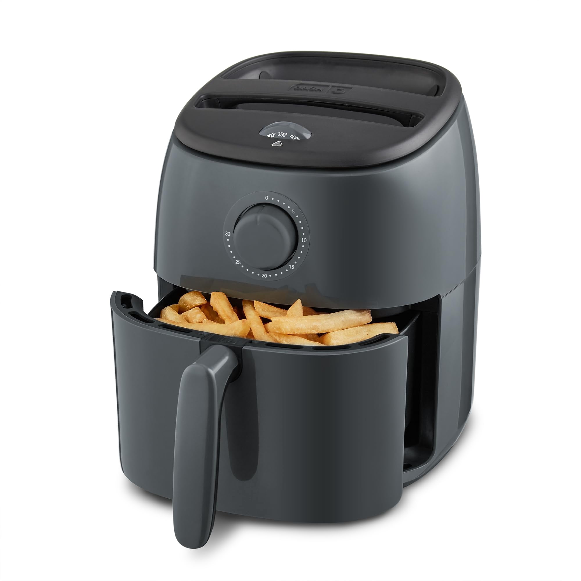 Dash Tasti-Crisp Air Fryer - AirCrisp&reg; Technology - Compact Design with Adjustable Temperature Control - Nonstick Fry Basket & Auto Shut-Off Feature - 2.6 Quarts - Co