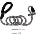 thumbnail image 1 of 1.5mx12mm Durable Rope Slip Collar Dog Lead- Handle Pet Training Leash, 1 of 9