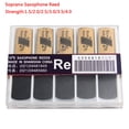 thumbnail image 2 of Ensemble de 10 Pcs d'Anches de Saxophone Soprano, Ensemble d'Anches de Saxophone Soprano avec Boîte de Rangement, Accessoire d'Instrument de Musique, Force 4.0, 2 of 7