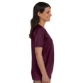 thumbnail image 4 of Hn Lad Comfrt T-Shirt à Col en V Doux (Rouge Foncé) (S), 4 of 4