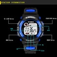 thumbnail image 2 of YOPTOP Electronic Watch,Digital Sport Outdoor Chronograph Watch ,Blue, 2 of 8