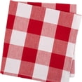 thumbnail image 1 of AMERTEER Plaid Cloth Napkins Set of 6  Polyester Napkins Washable  Oversized Gingham Napkins  Christmas Dinner Napkins for Wedding  Parties  Thanksgiving  Dinner Decor, 1 of 5