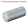 thumbnail image 2 of Unique Bargains Silver Tone Polyester Waxed Leather Sewing Thread, 55 Yards, 2 of 6