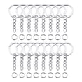 thumbnail image 1 of TopLLC Porte-clés 100 de Clé Porte-Clés Pendentif de Sac Boucle avec Chaîne à Maillons Porte-Clés en Acier Inoxydable, 1 of 4