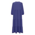 thumbnail image 5 of Gspmoly Robes d'Été pour Femmes 2025, Robe Décontractée Européenne pour Femmes et Nouvelle Robe à Manches Unie à Manches Longues, Col Rond et Longueur Cheville, Robes d'Été pour Femmes Économies d'Été, 5 of 5