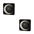 thumbnail image 1 of Maytalsory Spider Web Drink Coasters Stylish Halloween Decorations Long-lasting Coaster For Drinks Durable Square 2Set, 1 of 6