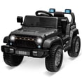 thumbnail image 1 of 12V Kids Ride On Truck Car, Battery Powered Electric Vehicles with Remote Control, Spring Suspensions, 3 Speeds, LED Lights, Music, MP3, Ride On Toy Car for Children Toddles Boys Girls, 1 of 6