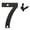 H #8, variant on Vaidha 4.7 In Floating Address House Number Modern Black Metal Letters Garden Garage Mailbox Decor Number Nail Kit Visual Sign