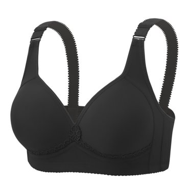 Erwazi Women's Wireless Push Up Bra Full Coverage Wirefree Support Padded Seamless T Shirt Bra