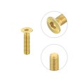 thumbnail image 4 of Flat Head Socket Cap Screws, M3-0.5 x 12mm Brass Inner Hex Drive Fasteners Bolts 24Pack, 4 of 6