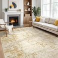 thumbnail image 2 of x Area Rug Living Room Rugs Washable Neutral Modern Abstract Soft Thin Large Rug Indoor Floor No Slip Rug Carpet for Bedroom Under Dining Table Home Office Decor Grey, 2 of 9