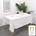 thumbnail image 1 of SPOORYYO Disposable Tablecloths for Parties, Picnics, and Events - 54x72 Inches, Strong Stain Resistance, Easy Cleanup, Available in Multiple Colors, 1 of 6