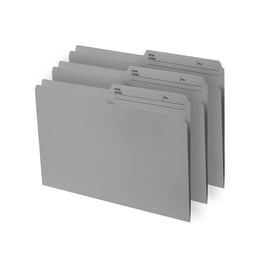 Unique Bargains 10 Pcs Plastic Clear Sliding White Bar A4 Paper