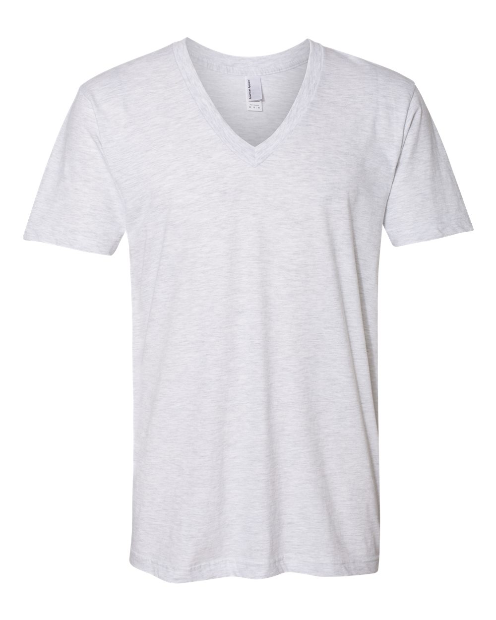 Fine Jersey V-Neck Tee, XXS, Ash Grey