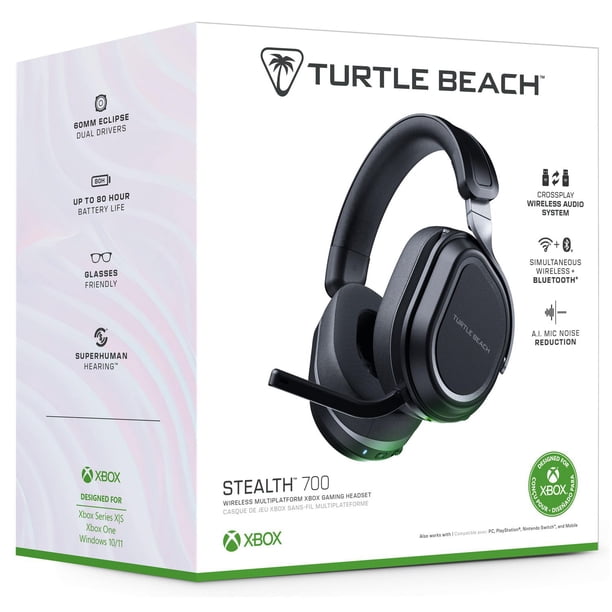 Turtle Beach® Stealth™ 700 – Black Xbox® Series X|S, Xbox® One, PC
