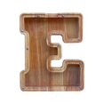 thumbnail image 2 of LSLJS Wooden English Letter Saving Can Transparent Glass Saving Can, Piggy Bank, 2 of 6
