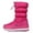 Hot Pink, variant on Women's Snow Boots Thick Womens Insulated Snow Womens Narrow Width Soled Protective Winter On Winter Snow Women Wide Calf Snow for Women Booties for Female Fashion Snow for Women Tall