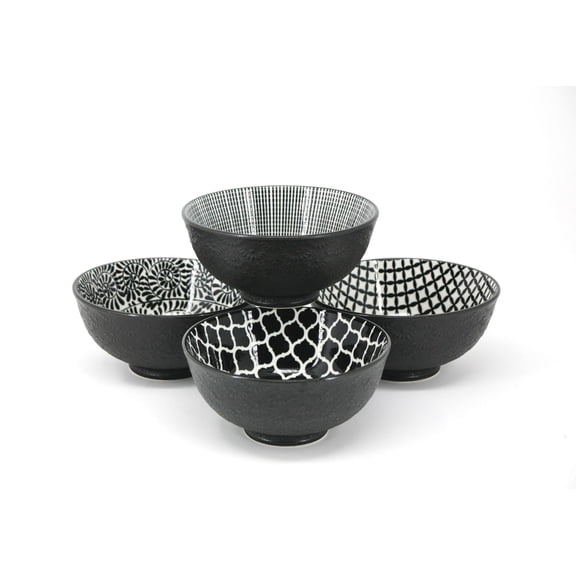 BIA B/W Bowls, 12cm