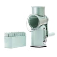 thumbnail image 2 of LSLJS Rotary Graters with Handle 5 In 1 Gourmets Cheese Graters Vegetables Slicers Manual Food Slicers with 5 Sets Replaceable Stainless Blades and Strong Suction, 2 of 5