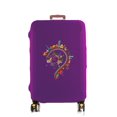 thumbnail image 1 of Luggage Cover Suitcase Protector Interesting Pattern Thicker Elastic Dust Covered for 18-32 Inch Trolley Case Travel Accessories purple XL, 1 of 6