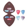 thumbnail image 1 of 1 Set Guitar Plastic Picks with Storage Bag Practical Guitar Plectrums Guitar Supplies, 1 of 8