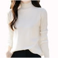 thumbnail image 1 of Cameland Pull Tricoté Mode Décontractée Col Rond Couleur Unie Base Ample pour Femmes, 1 of 6